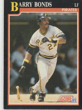 Barry Bonds 1991 Score Pittsburg Pirates #330
